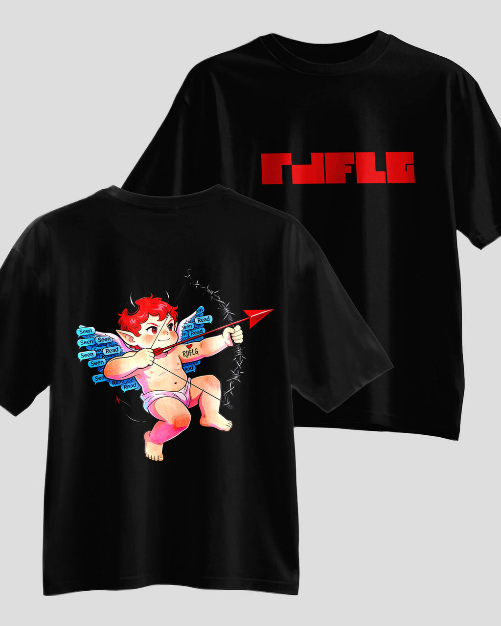 Ghosting Cupid Oversized T-Shirt