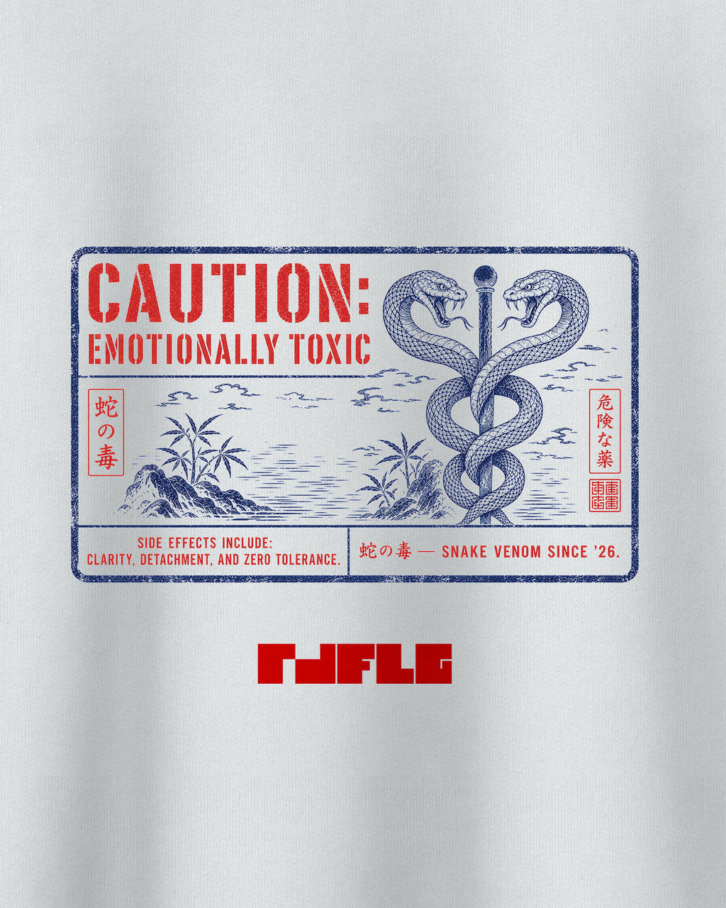Emotionally Toxic Graphic Oversized T Shirt